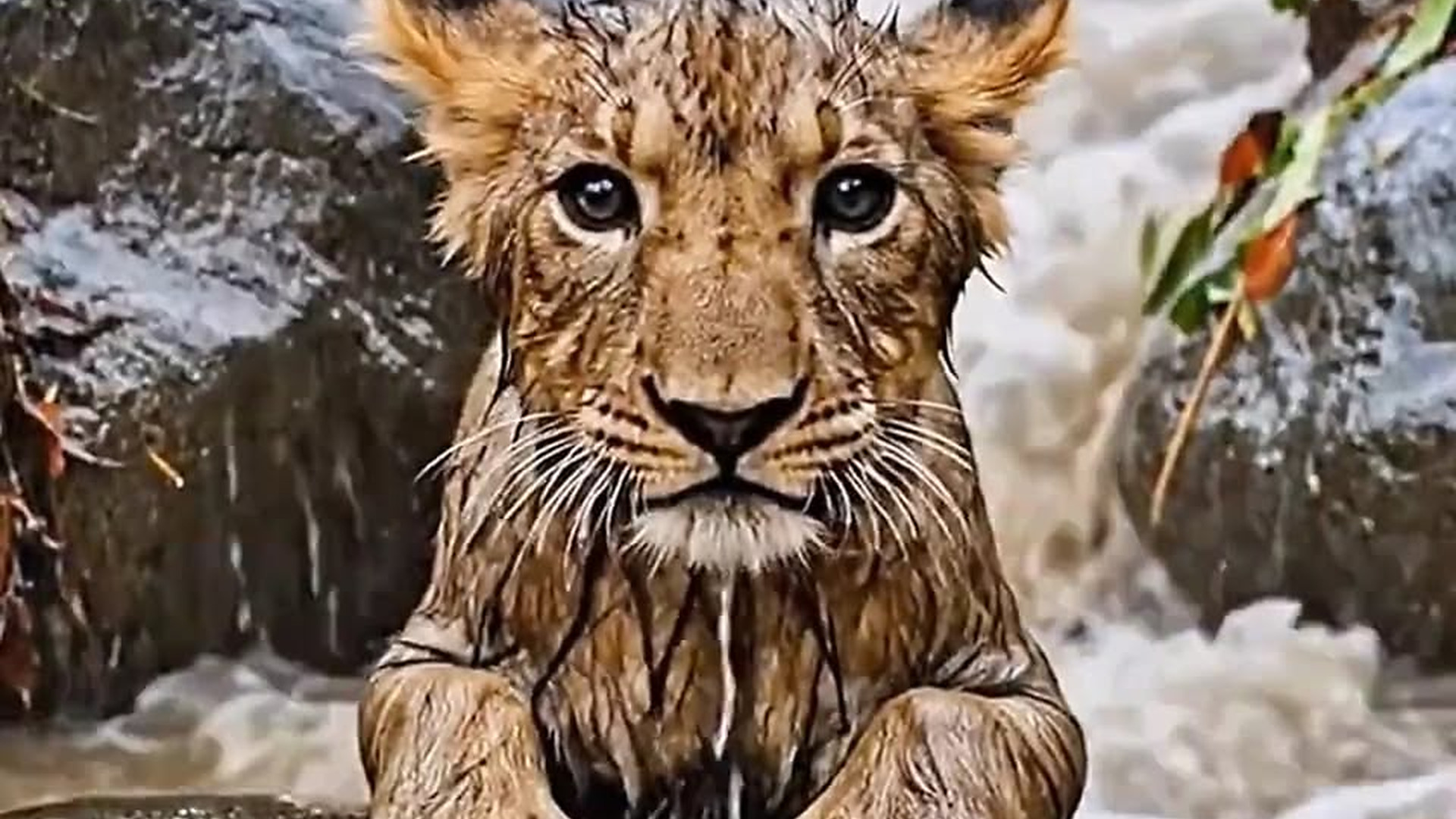 Full Video : N1206018_The mother lion watched helplessly as her cub was swept away, that feeling of powerlessness was so painful | Tiệm Tạp Hóa Cảm Xúc