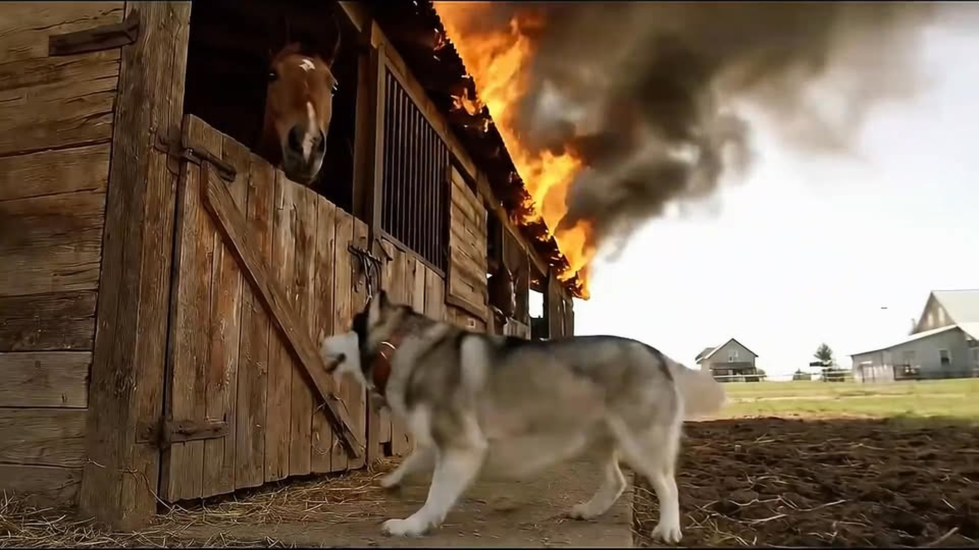 Full Video : N1406019_Fire engulfs the stable, putting all horses' lives on the line—who knew the savior would be a dog!.mp4 | Tiệm Tạp Hóa Cảm Xúc