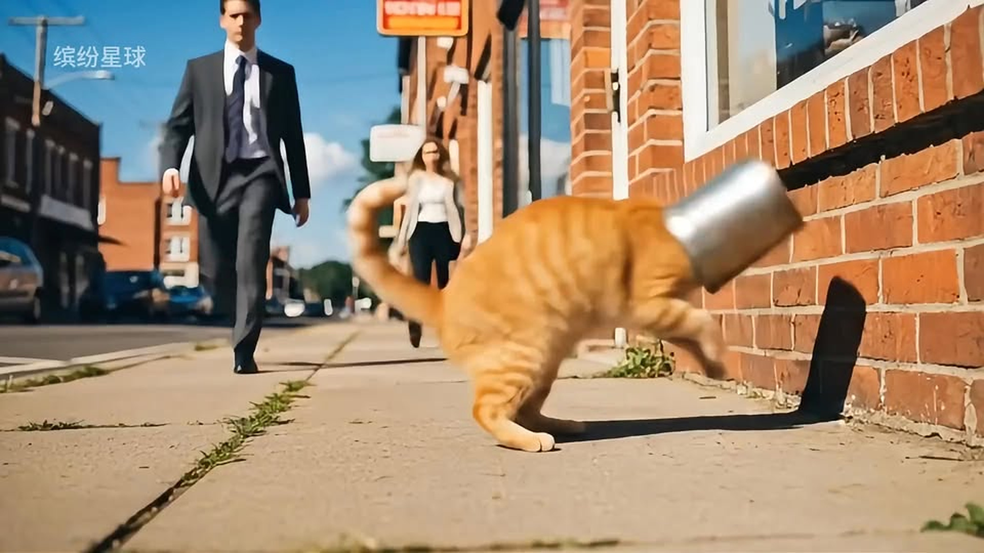 Full Video : N1406014_Stuck in a can, a kitten begs for help as bystanders watch coldly, facing danger in the rain until a kind soul appears..mp4 | Tiệm Tạp Hóa Cảm Xúc