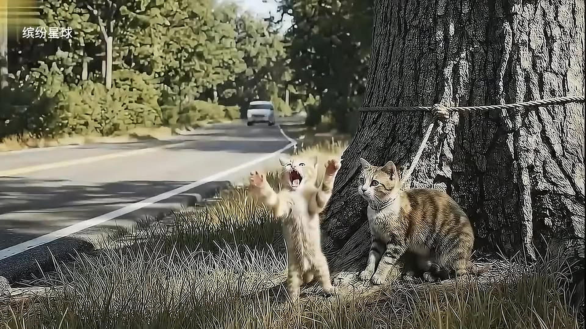 Full Video : N1406018_A man ties up a mother cat and abandons her; the kitten cries for help but is ignored until a dog's incredible move moves everyone to tears!.mp4 | Tiệm Tạp Hóa Cảm Xúc