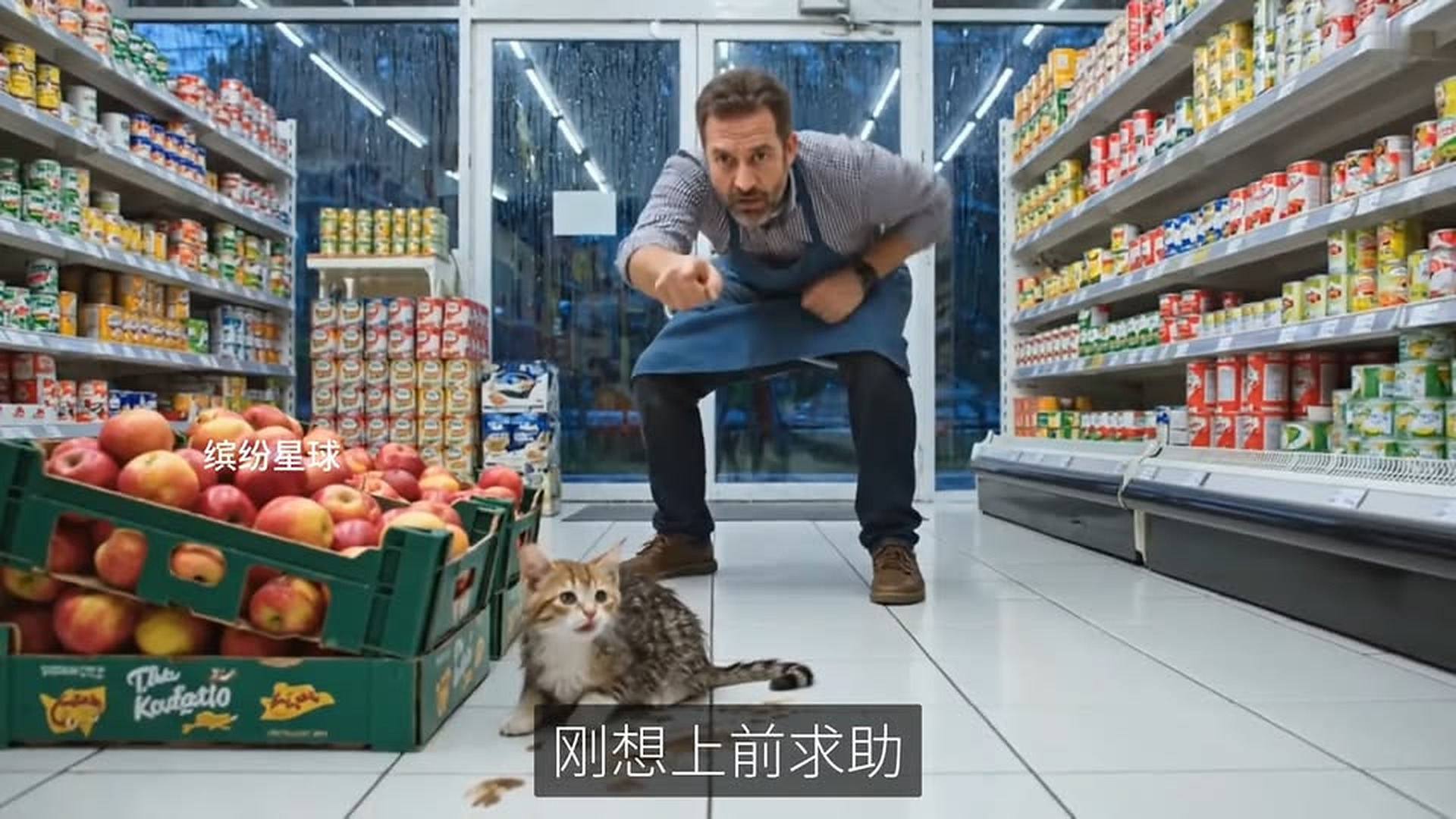 Full Video : N1706025_The mother cat is trapped in a plastic bag and about to drown; the kitten rushes into the city for help—can it successfully save its mother.mp4 | Comedy Film Station