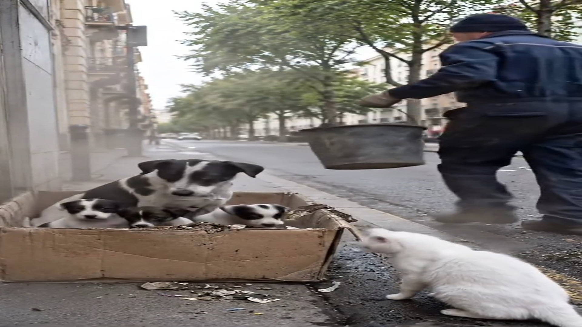 Full Video : N1507037_Please Help A Mother Dog Is Crying Beside Roadside Her Three