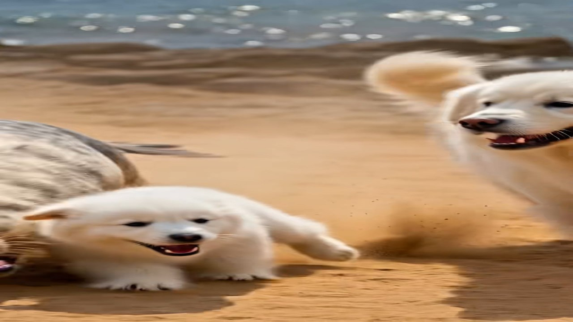 Full Video : N1707136_Seal Stole the Puppy… Fish Bait Saved Him! #animals #aianimals #viralusa #animalrescue #goldenretrie